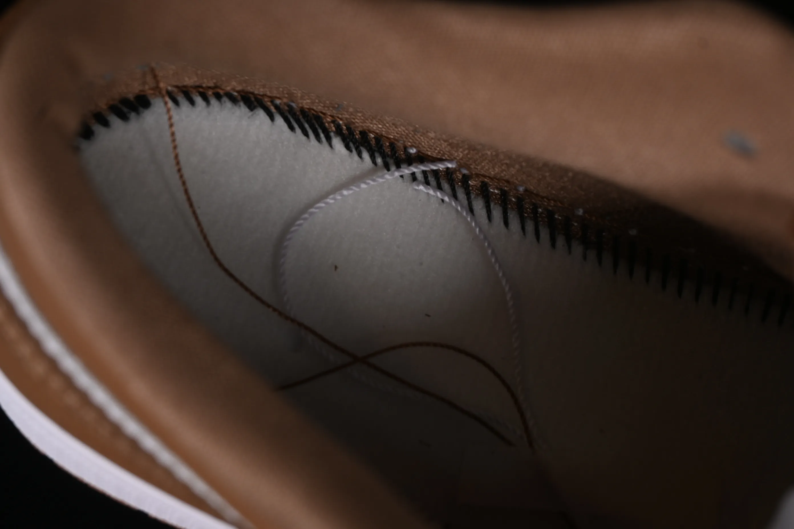 All categories Air Jordan Jordan series basketball shoes Air Jordan 1 Low G version pure original Air Jordan 1 Low AJ1 Joe 1 white brown low-top cultural casual sneakers DC0774-202